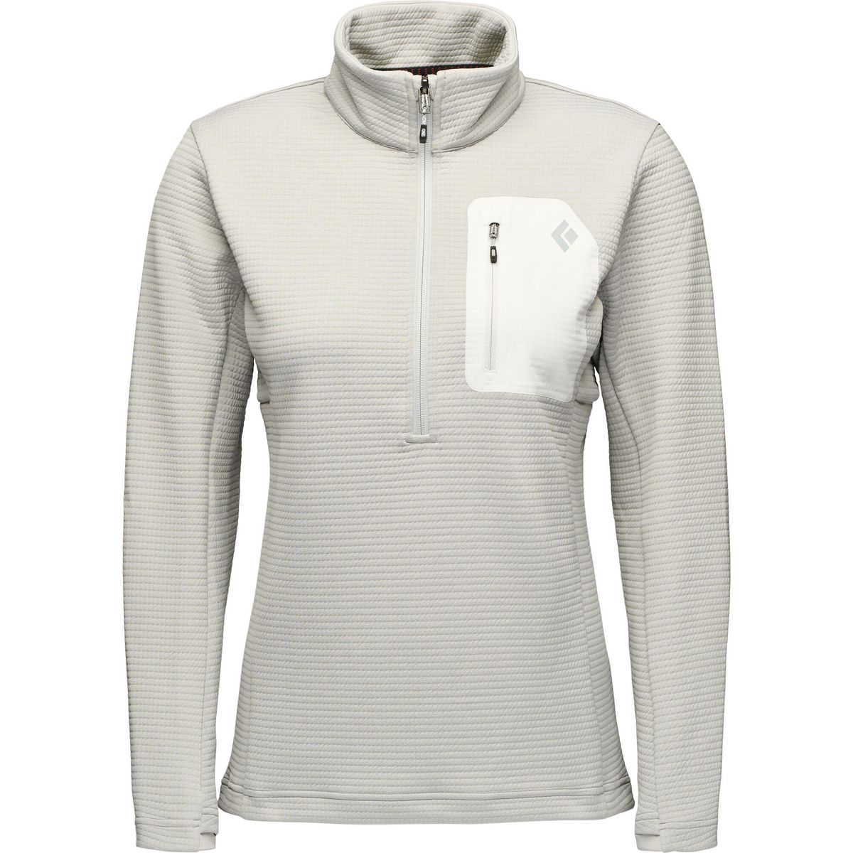 Black Diamond W Diverge Half Zip Jacket pewter (1016) LRG AP7441221016LRG1