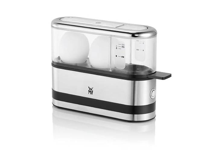 WMF Cuit-oeufs\, 2 œufs\, 250 W\, Inox 18/10 Cromargan\, Tritan sans BPA\, KITCHENminis 0415020011