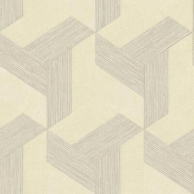 Galerie Wallcoverings Synergy Collection Geometric Design Matte Finish Vinyl on Non-woven Wallpaper Roll