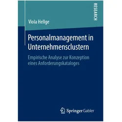 Personalmanagement in Unternehmensclustern, Fachbücher von Viola Hellge
