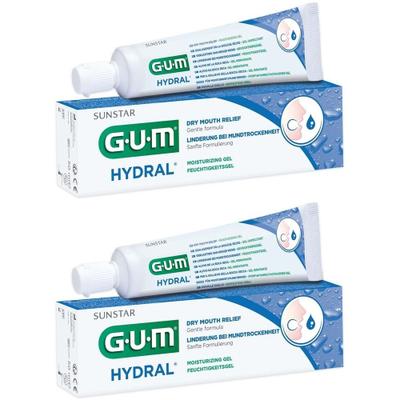 GUM Hydral Feuchtigk GEL x2 2x50 ml Zahngel