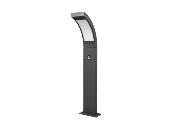 Lucande LED Luminaire extérieur Juvia (Moderne) en Noir Aluminium (1 lampe\,à)\, Borne lumineuse luminaire pour socle