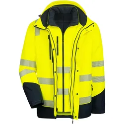 Nitras,  Warnschutzjacke Multifunktion MotionTex, Gelb,Gr.2XL (5XL)