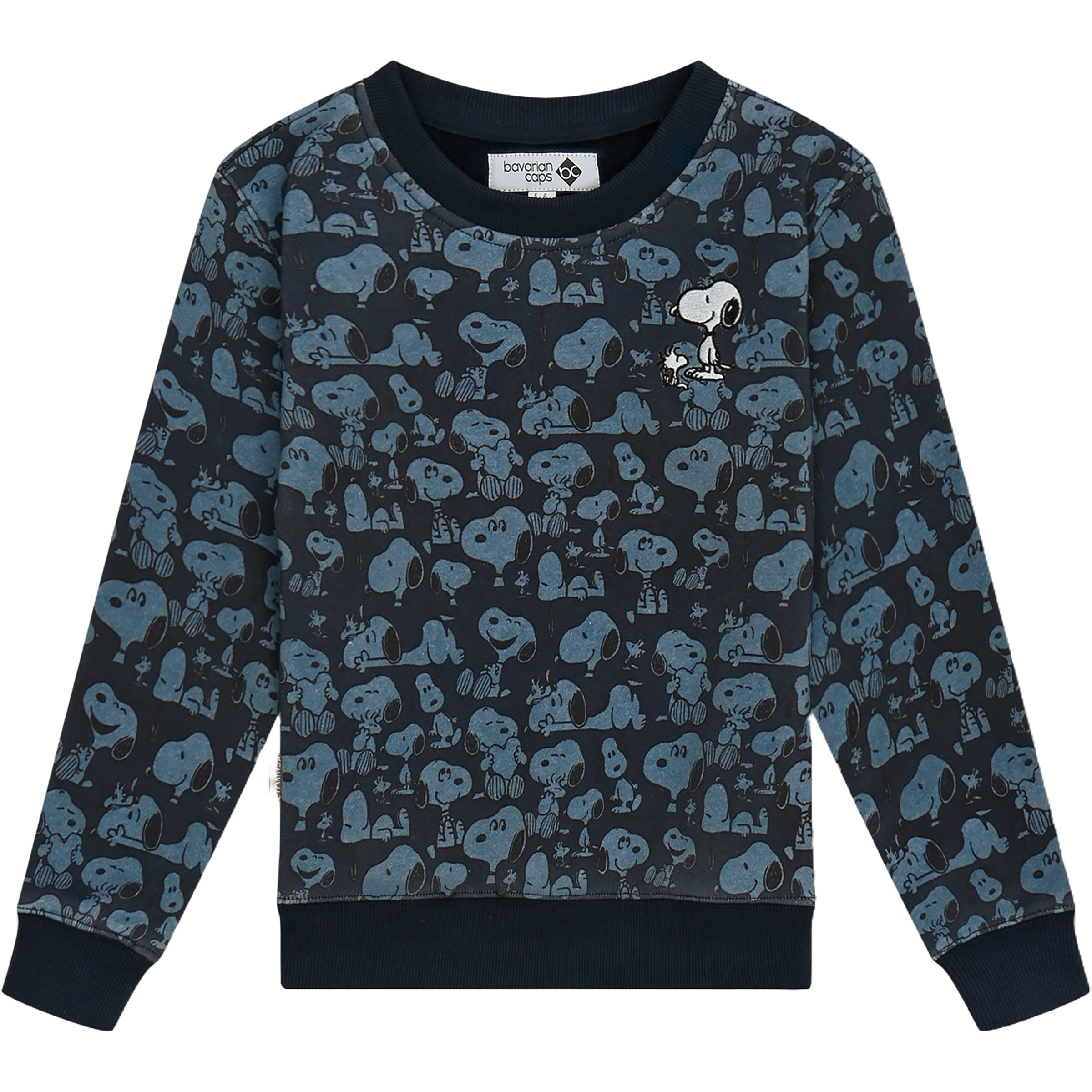 Bavarian Caps Peanuts Kinder Pullover blau Größe 110 Lifestyle Hautfreundlich