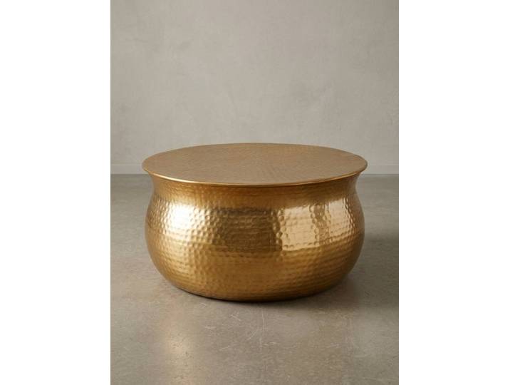 KADIMA DESIGN Couchtisch Kaffeetisch ENNS - Orientalisches Design & Hammerschlagstrukturen