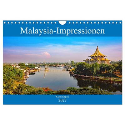 Malaysia-Impressionen (Wandkalender 2027 DIN A4 quer), CALVENDO Monatskalender
