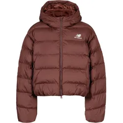 NEW BALANCE Boston Kapuzenjacke Damen | Gr. L | braun - braun