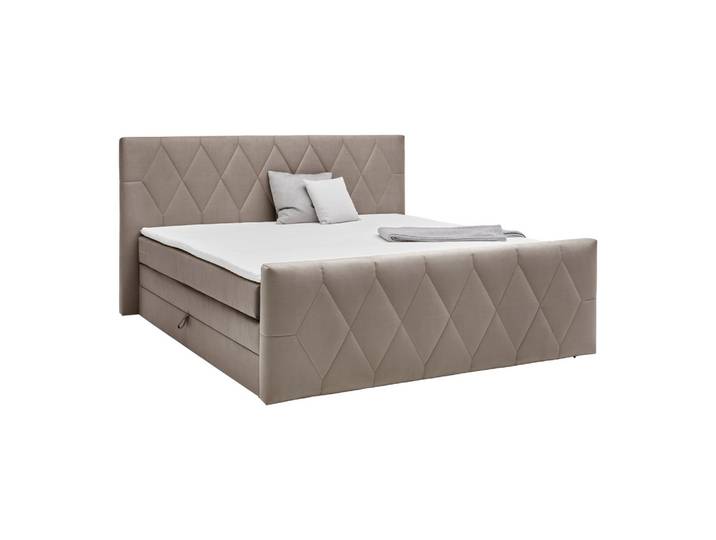 Boxspringbett Josie B Beige ca. 180x200cm