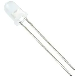 OptoSupply LED, 5mm, blinkend, 1000-3500mcd, 30°, 1.8Hz, diffus, rot/blau