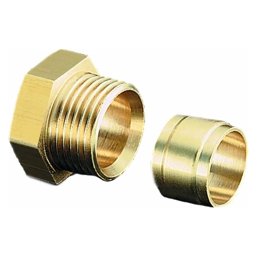 Oventrop OV Anschlusssatz 2-fach Messing 8mm (2127051)