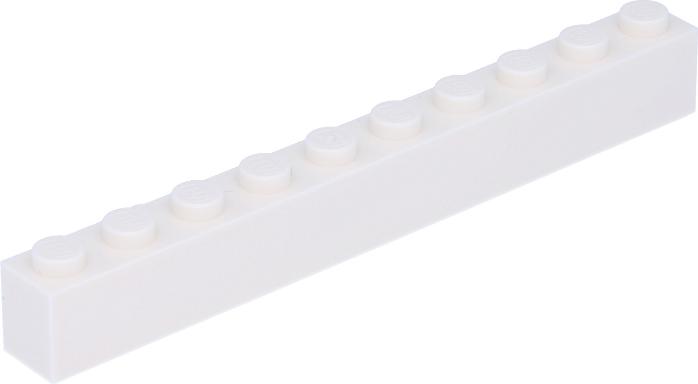 LEGO 1x10 Steine Hochsteine Weiß - 6111 NEU! Menge 500x