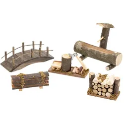 Krippenzubehör, 5–10 cm, 5-teilig