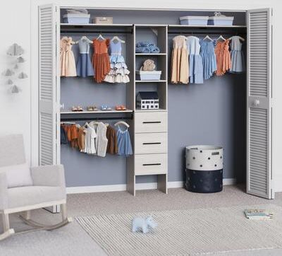 ClosetMaid SuiteSymphony Modern 3-Drawer 16-Inch Tower Closet System