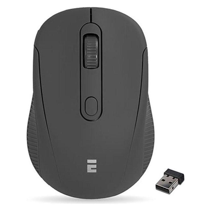Everest Vezeték nélküli Egér - SM-300 Black (1600 DPI, 4gomb, optikai, fekete) (Kabellos) (PEREVESM-300B)