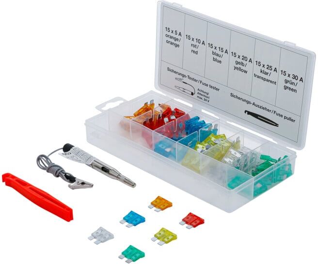 BGS Assortiment de fusibles standard 92 pièces ; BGS technic (8124)