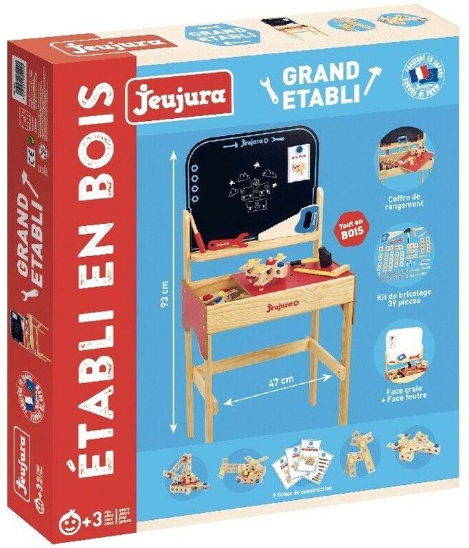 Grand établi en bois - JeuJura