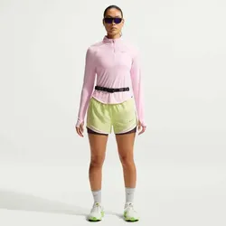 Nike Tempo Swoosh T-Shirt Damen - pink foam/white - M