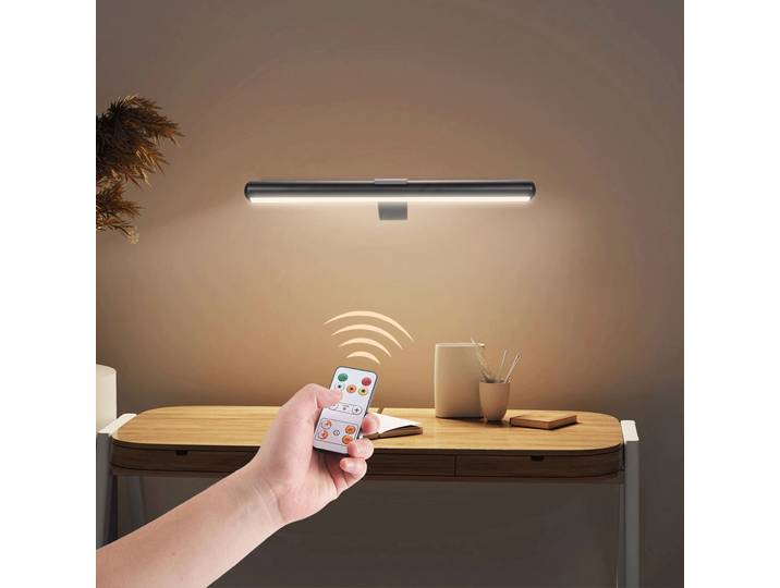 Wandleuchte mit Fernbedienung & Touch Schalter, USB- & Akkubetrieb, dimmbar