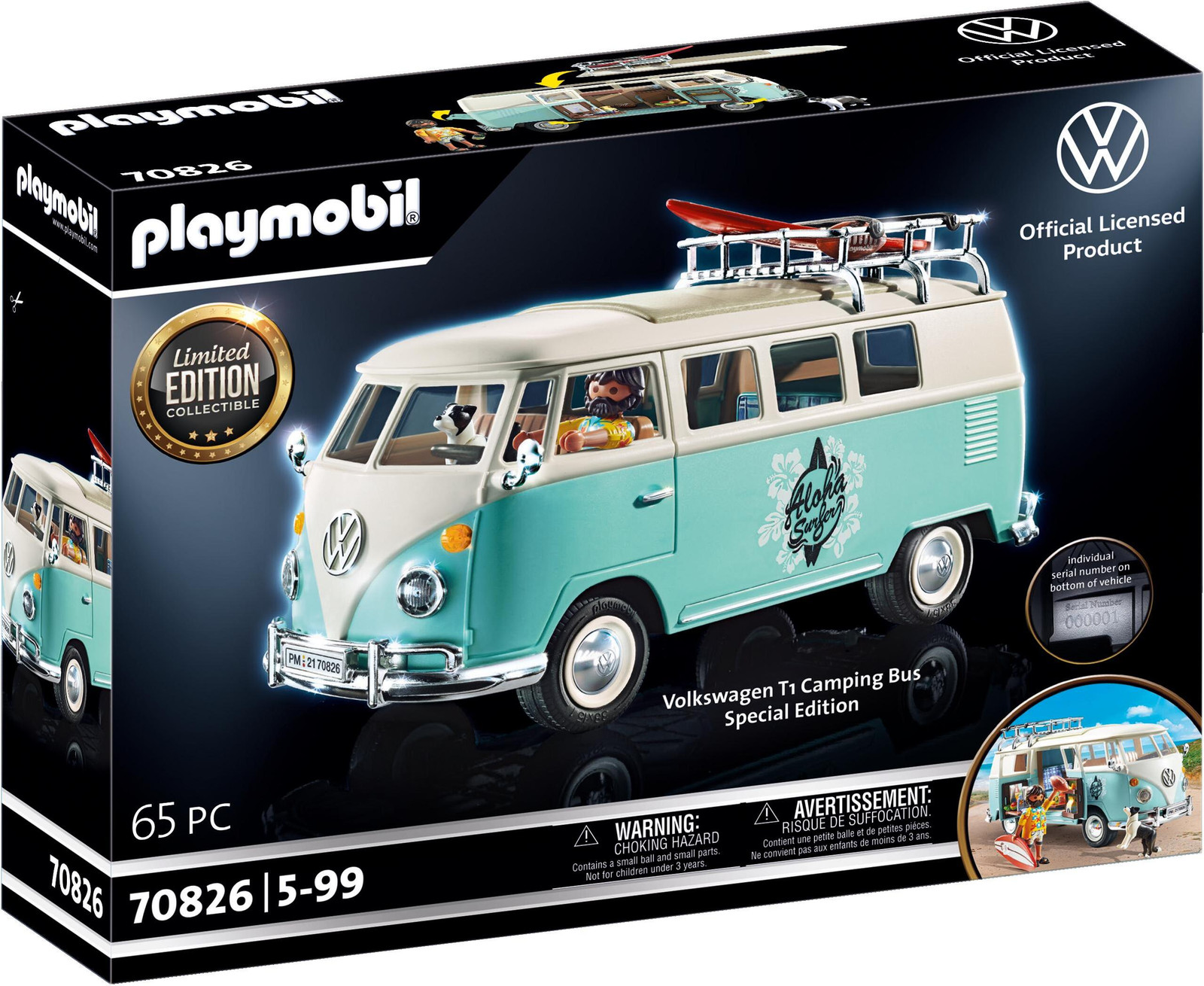 Playmobil 70826 Volkswagen T1 Campingsbus Speciale editie
