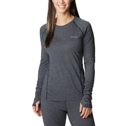 COLUMBIA Damen Unterhemd Tunnel Springs Wool Crew, Größe XS in Schwarz Schwarz