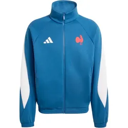adidas FFR Frankreich Rugby Trainingsjacke Herren KA7672 - dusky petrol L
