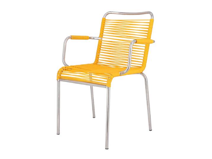 Fiam - Mya Spaghetti Outdoor Stuhl, gelb