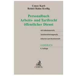 Personalbuch Arbeits- und Tarifrecht öffentlicher Dienst, Fachbücher von Peter Conze, Svenja Karb, Claudia Hahn, Alexandra-Isabel Reidel