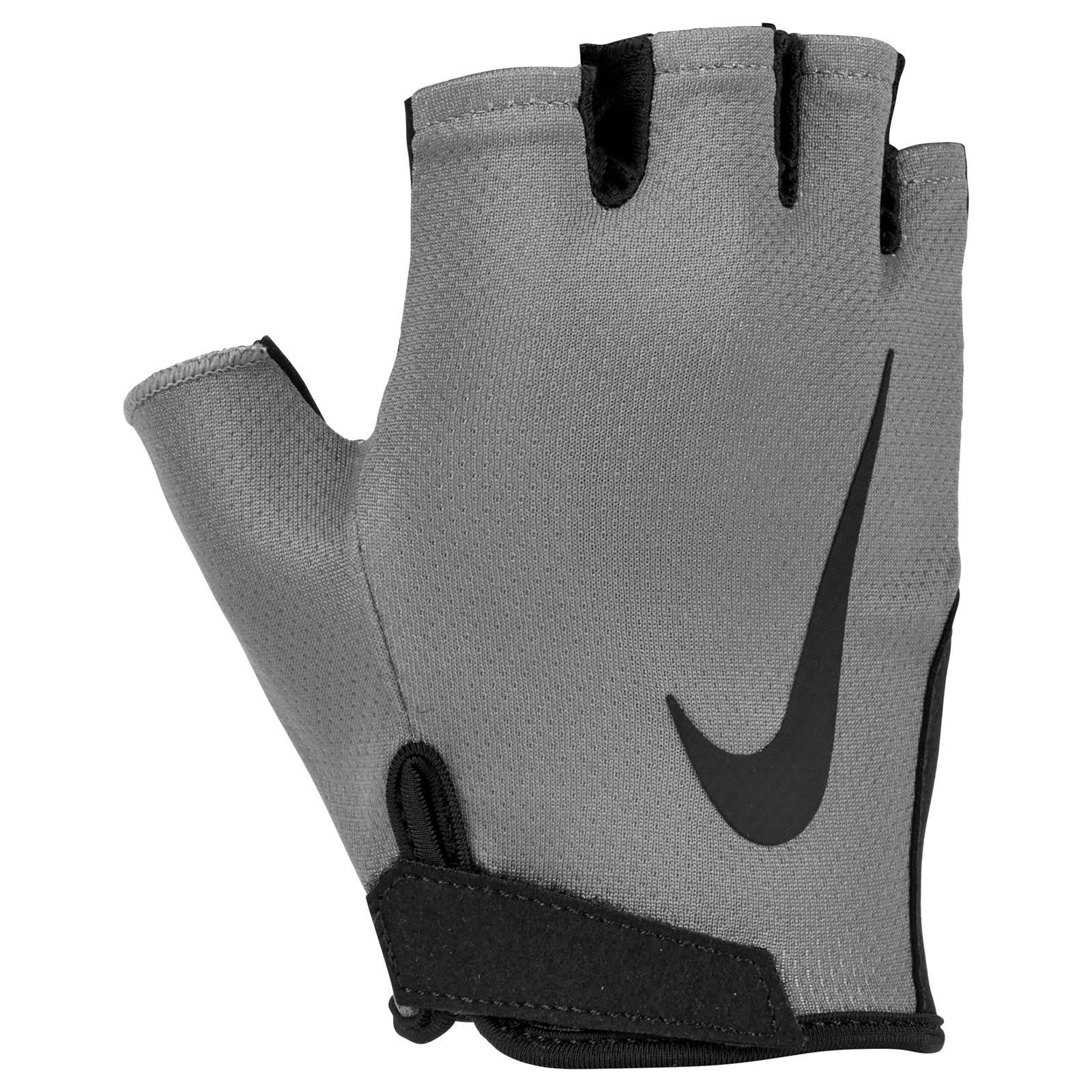 Nike - Herren 2024 - Fingerlose Handschuhe "Gym Essential", Fitness (Grau/Schwarz)