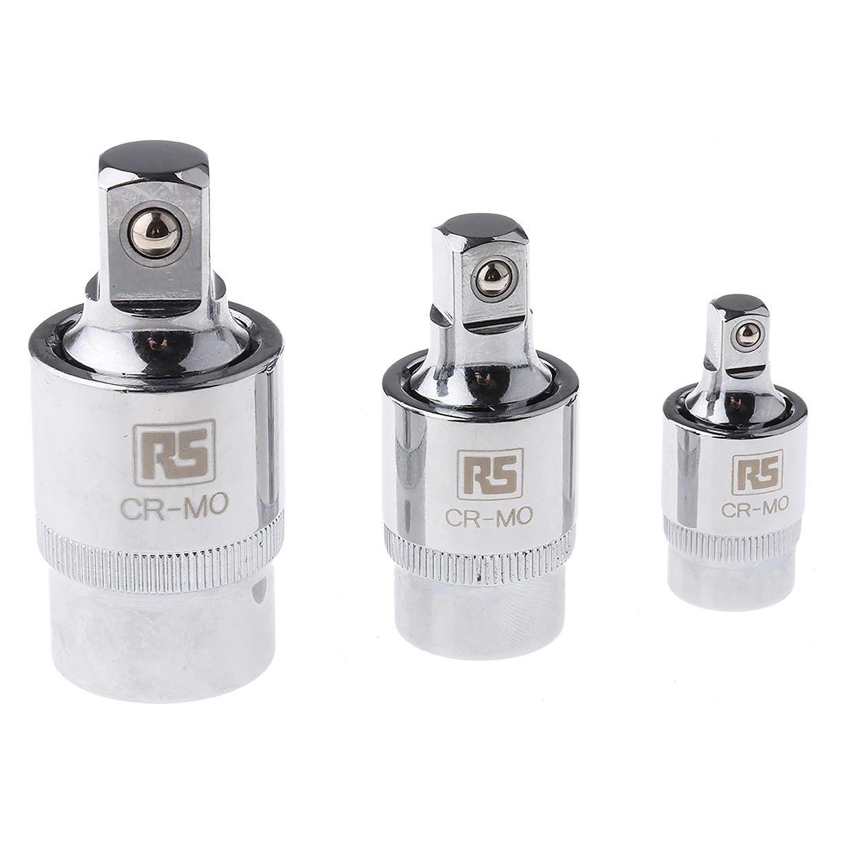 RS PRO 3pcs universal adaptor set (7100659)