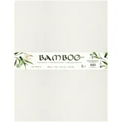 Clairefontaine, Bastelpapier, 5 Bögen Bambuspapier (250 g/m2, 5x)