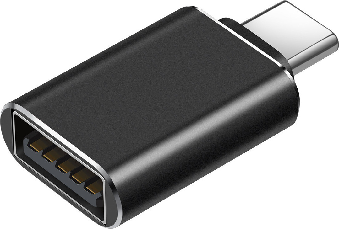 INF USB-C naar USB 3.1-adapter zwart