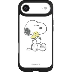 Nivocase Handyhülle für Apple iPhone Air Hülle NIVOpure Case Schwarz Liebe Peanuts Snoopy (Apple iPhone Air), Smartphone Hülle, Schwarz
