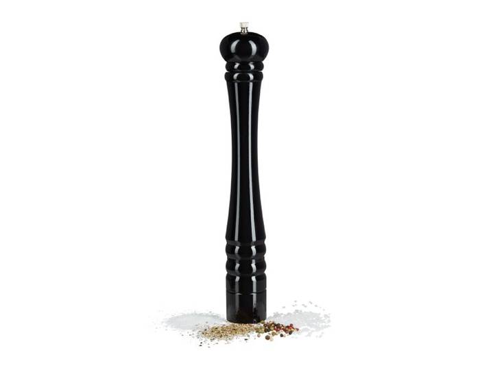 Relaxdays 2x Pfeffermühle Holz, schwarz
