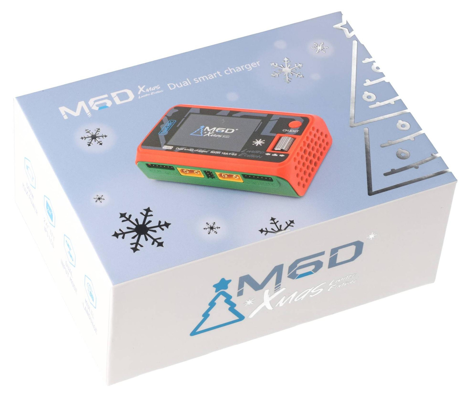 ToolkitRC M6D X'Mas lader – DC DUO multifunctionele lader tot 500 W