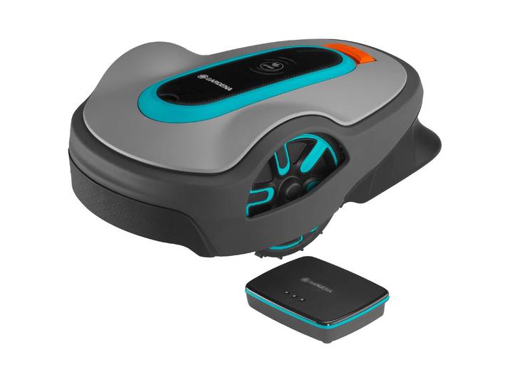 Rasenmähroboter GARDENA smart SILENO , grau (bunt), B:39cm H:23cm T:58cm, Rasenmähroboter, Rasenmähroboter