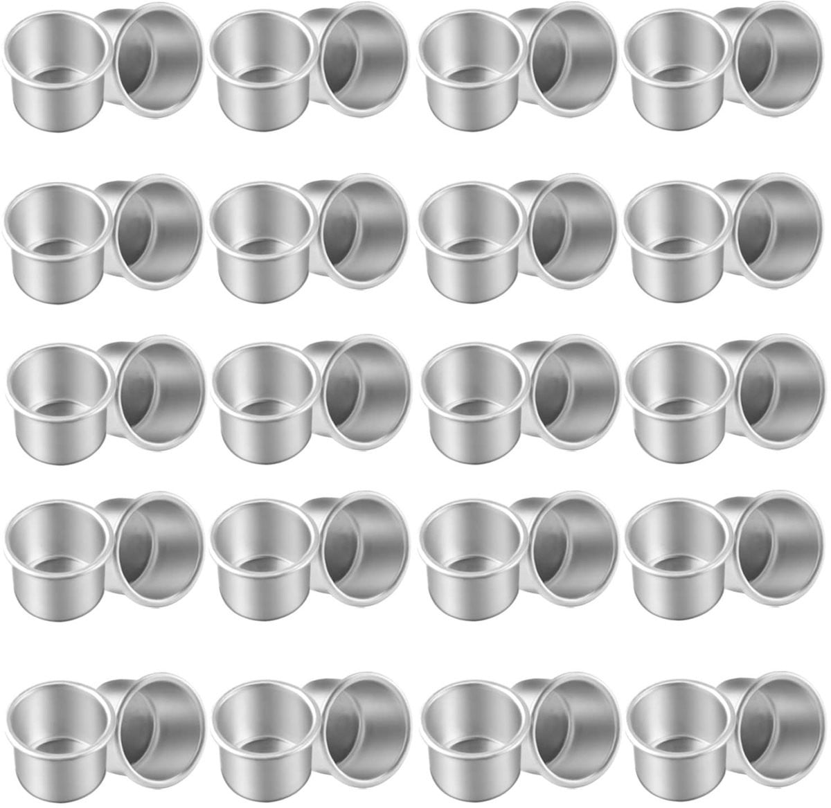 Solidchoice Set van 36 Metalen Kandelaren voor Taperkaarsen