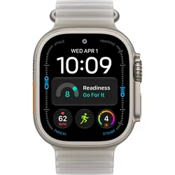 Apple Ocean Band Extension (49 mm, Silikon), Uhrenarmband, Grau
