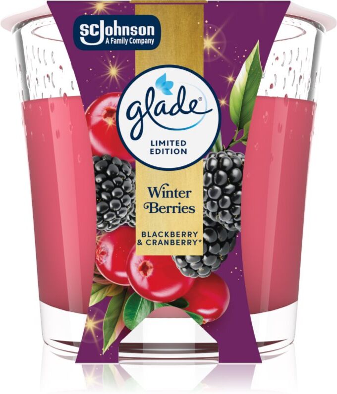 GLADE Winter Berries bougie parfumée 112 g