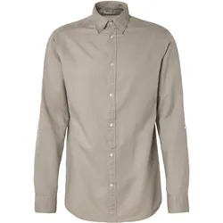 Tchibo - Hemd mit Leinen - Herren - Gr. XL - beige