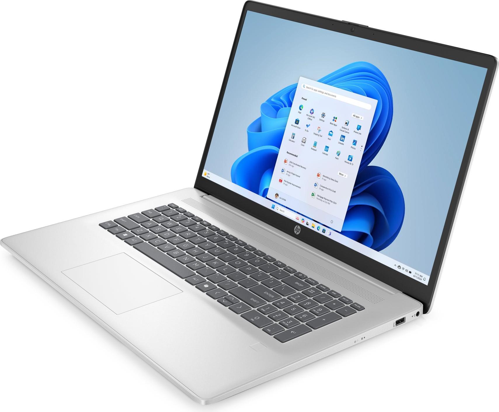 HP 17-cp2558ng, AMD Ryzen 5, 43,9 cm (17.3"), 1920 x 1080 Pixel, 16 GB, 512 GB, Windows 11 Home
