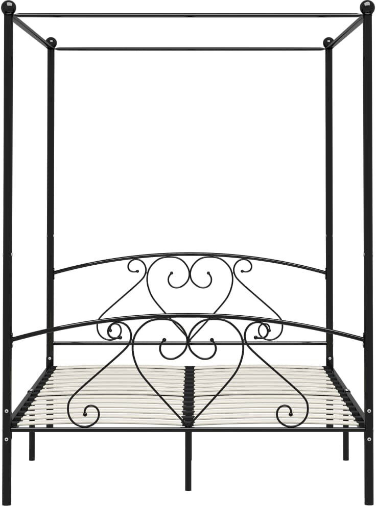 Etta Avenue Issac Open-Frame Bed Black Super King (6')