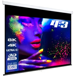 eSmart Professional MIROLO Rollo Leinwand 233,6 cm 92 Zoll