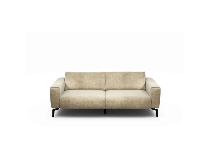 Sensoo 2,5-Sitzer Cosy, Sand, Metall, 220x86x86-94 cm, Stoffauswahl, Armteil links, rechts, Wohnzimmer, Sofas & Couches, Sofas, 2-Sitzer Sofas
