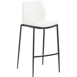 Barhocker Matola Kunstleder schwarz