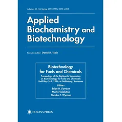 Biotechnology for Fuels and Chemicals, Fachbücher