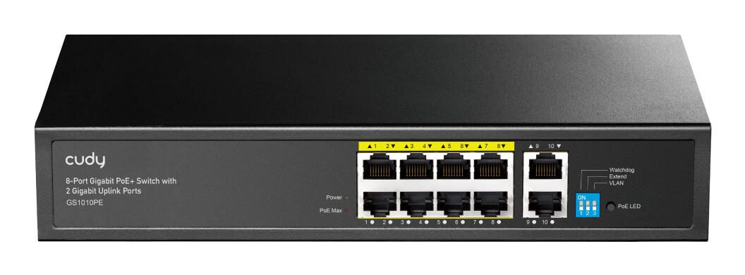 cudy GSwitch 8P GS1010PE PoE+