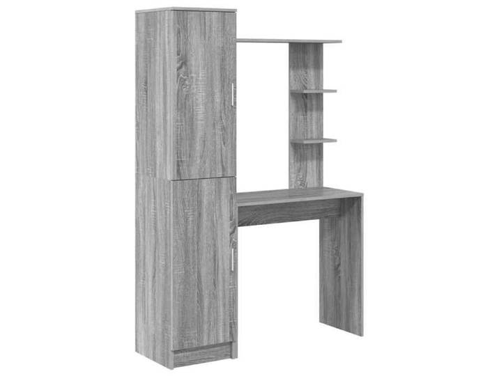 En solde  Table Informatique Adulte/enfant - CLOUD - Bureau à Domicile - (2 pcs) - Gris Sonoma B229
