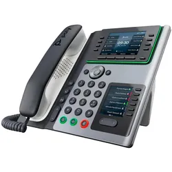 HP Poly Edge E400 IP PH PoE-e, Telefon, Schwarz
