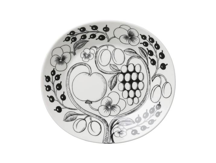 Arabia Assiette ovale Paratiisi 25 cm Noir