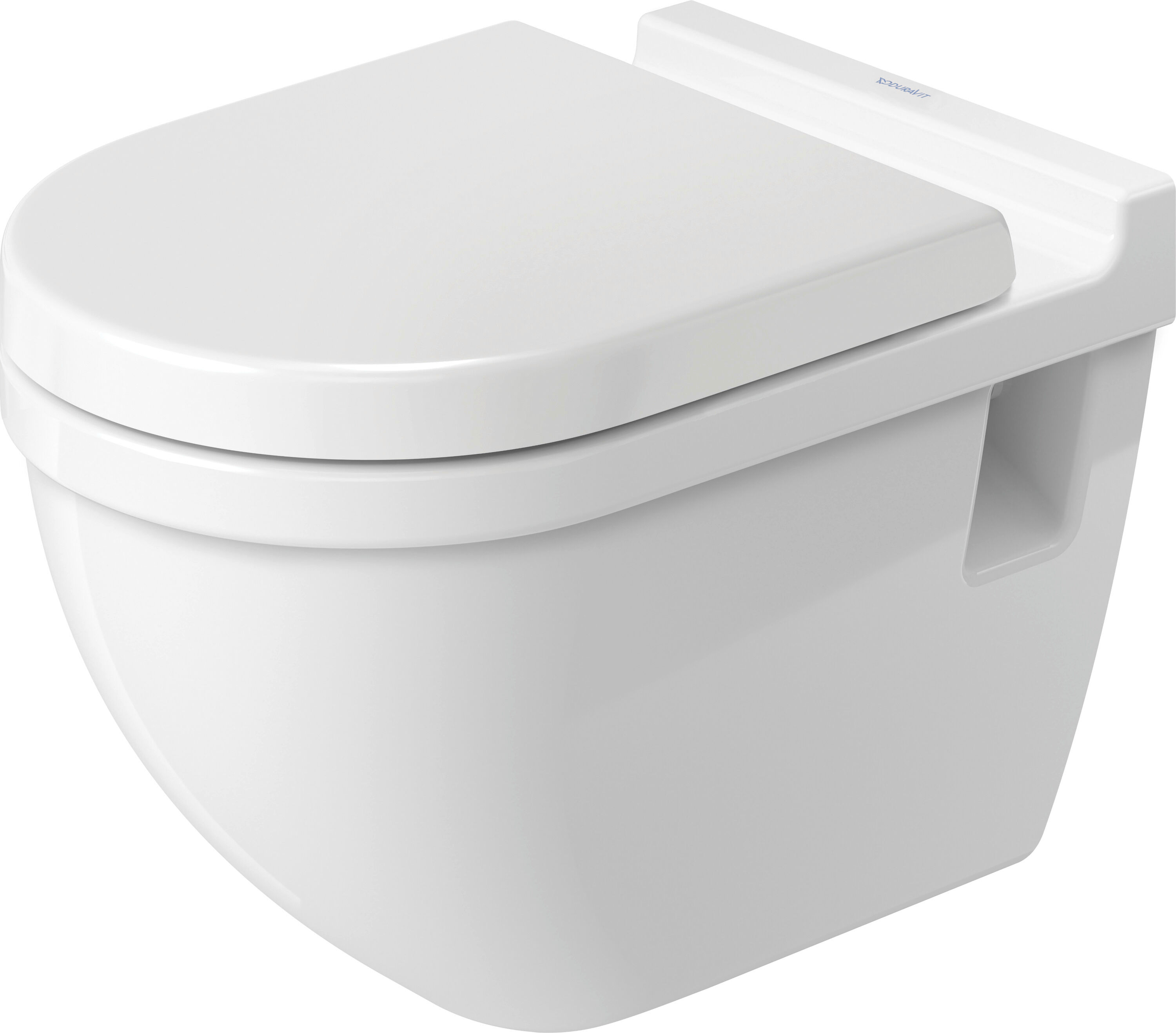 Duravit Starck 3 mural à fond Comfort Select WC 22150900001 Comfort Select WC , blanc, wondergliss, hauteur d'assise + 5 cm